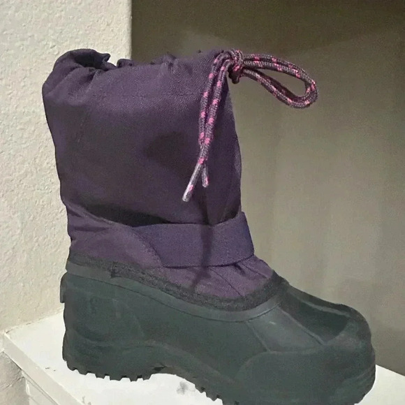 Arctic Cat Purple Snow Boots Youth Size 1 - Picture 5 of 10